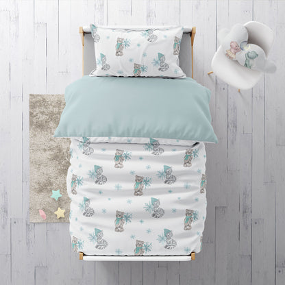 "Tiger and bear" premium children's bed linen