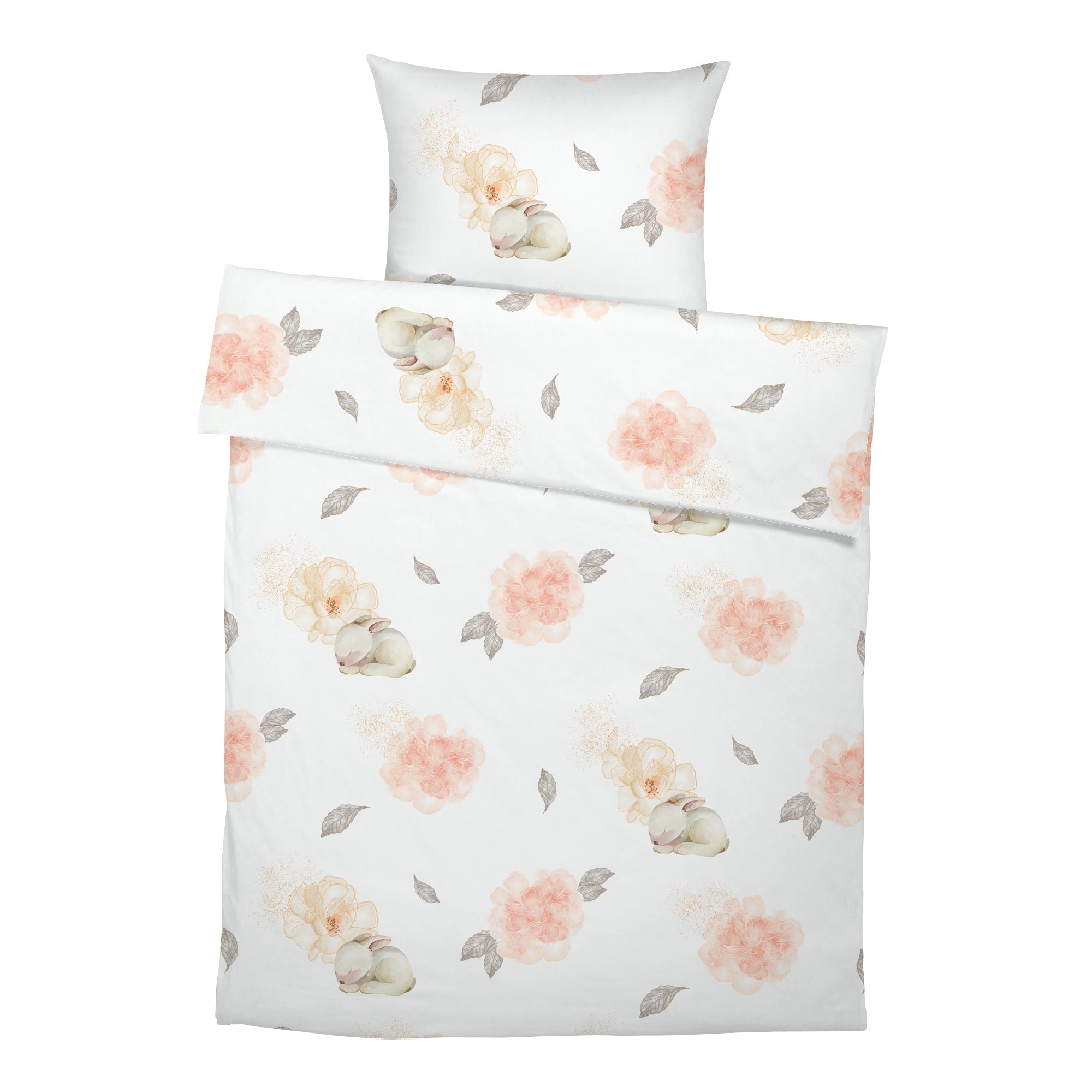 "Flower bunny" premium children's bed linen