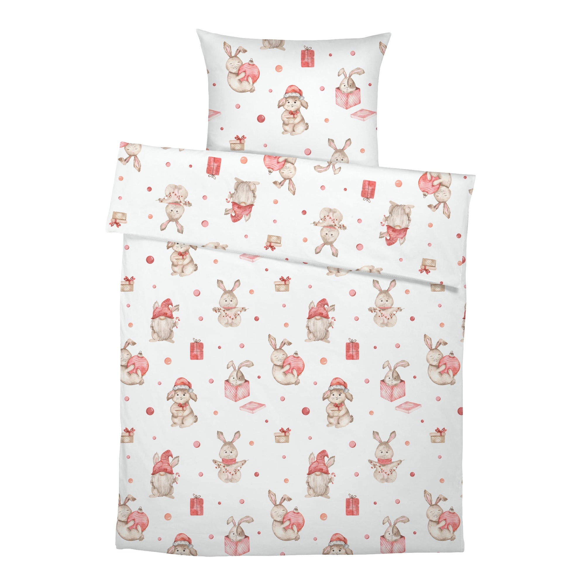 "Christmas bunnies" premium children's bed linen