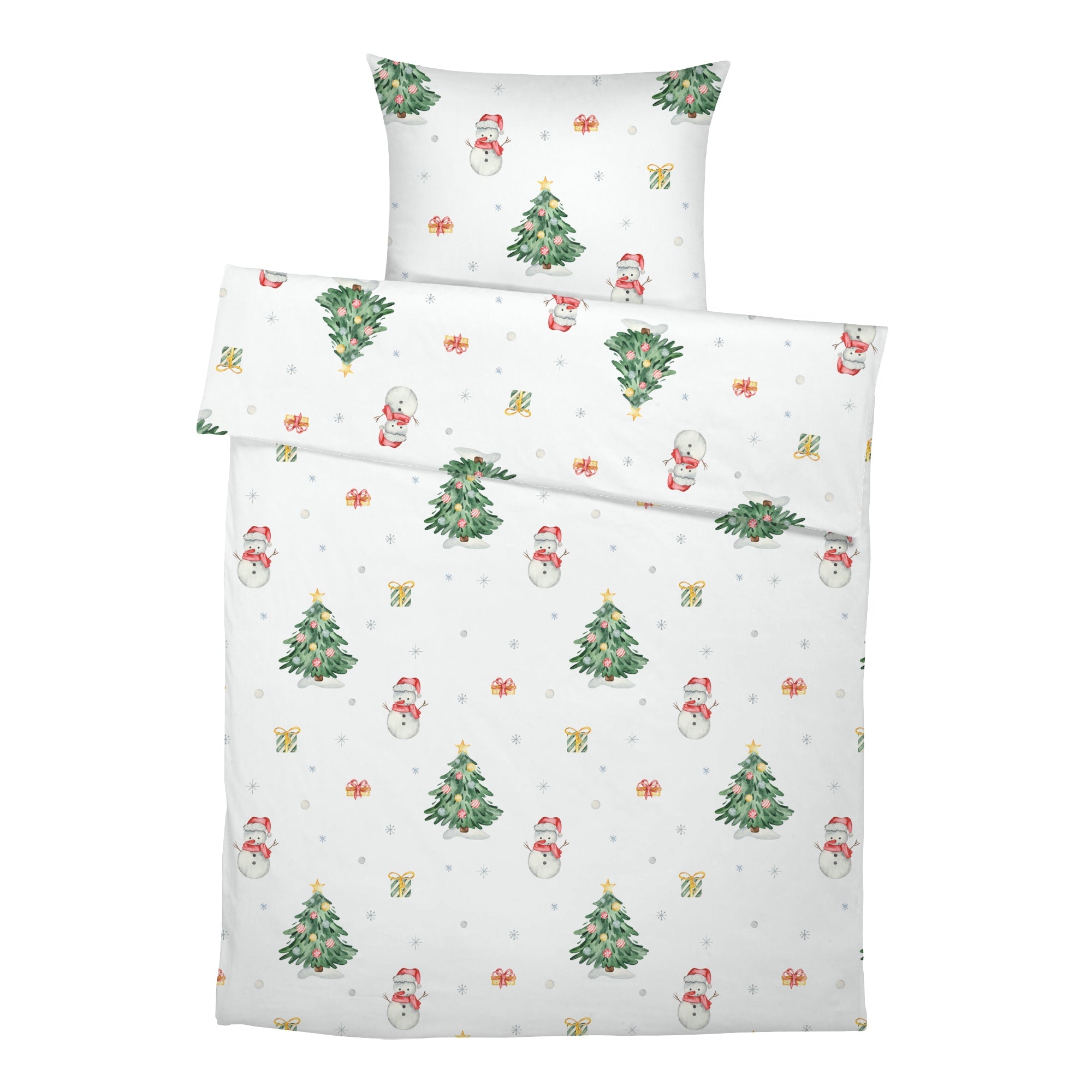 "Snowman" premium children's bed linen