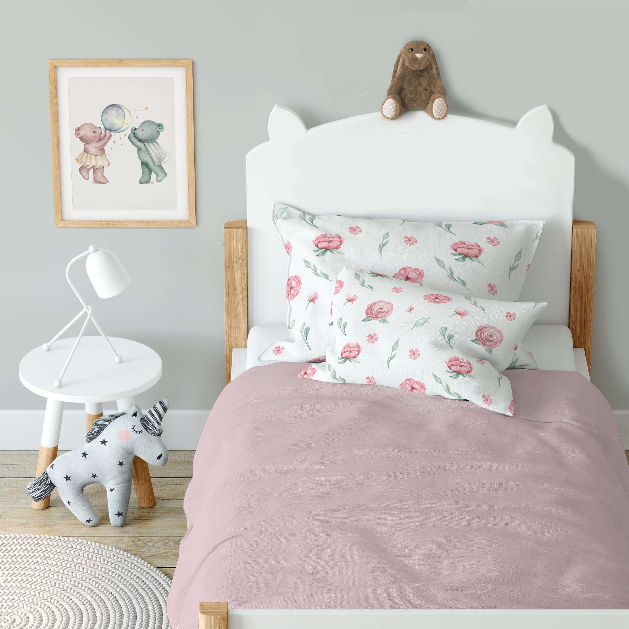 "Flowers" premium children's bed linen