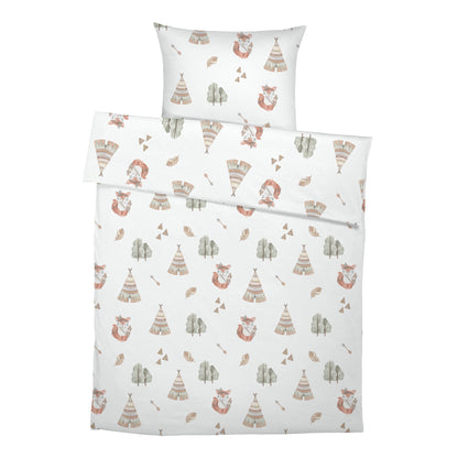 "Boho fox" premium children's bed linen